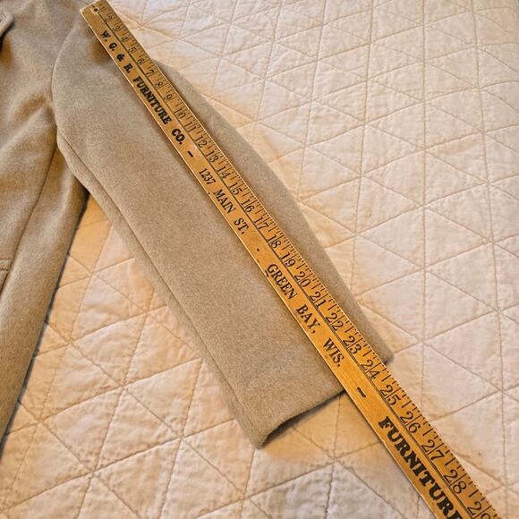 Everlane The October Coat Women's L Dark Heathered Camel Minimalist Classic - Picture 8 of 8